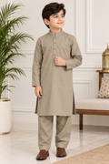 Sand Taupe Kurta Pajama for Kid