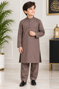 Mocha Brown Kurta Pajama for Boys