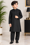 Classic Black Kurta Pajama for Boys